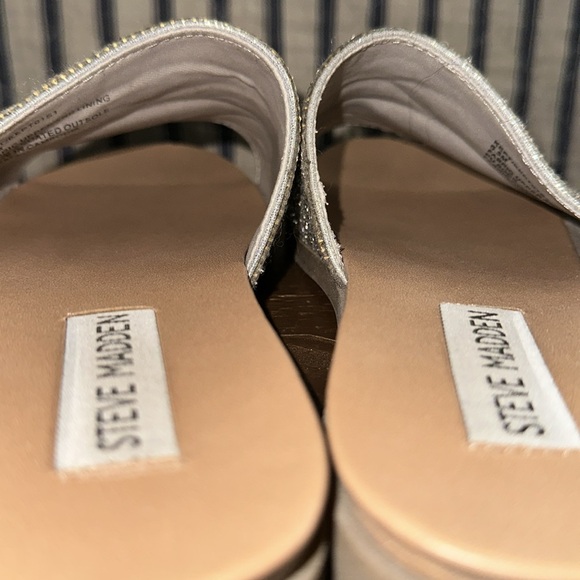 EUC Steve Madden Sierra Rhinestone sandals sz 6 1/2 worn twice - Picture 6 of 7